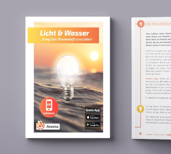 Licht und Wasser Areeka Themenheft Cover